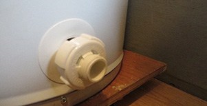 water heater drain valve