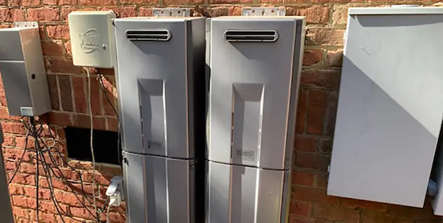 two tankless water heaters lg