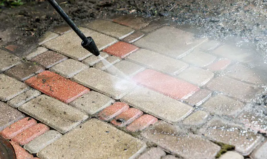 cleaning paver patio lg