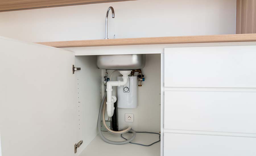 water heater under sink lg
