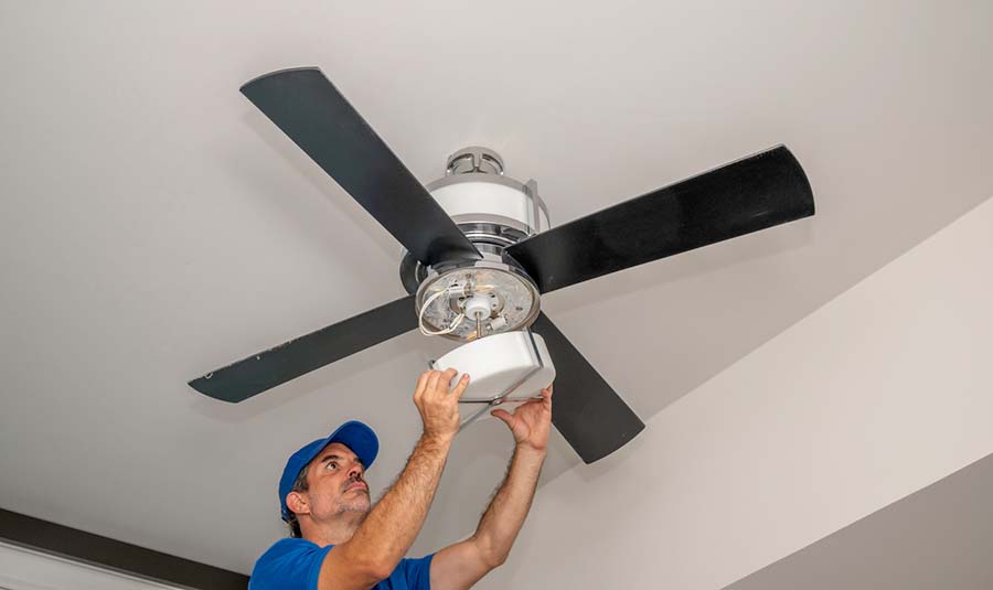 ceiling fan install lg