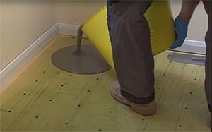 pouring self leveling floor sm