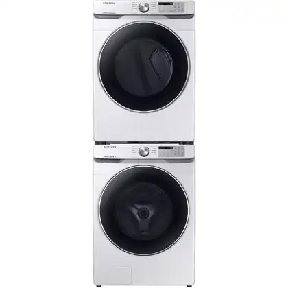Samsung WF45T6200AW Washer & DVE45T6200W Dryer
