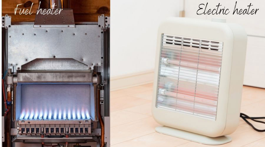 fuel vs electric heater lg