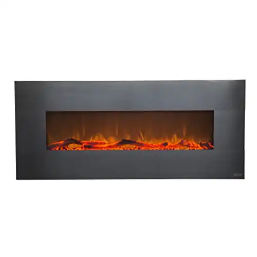 Touchstone Stainless Onyx Electric Fireplace
