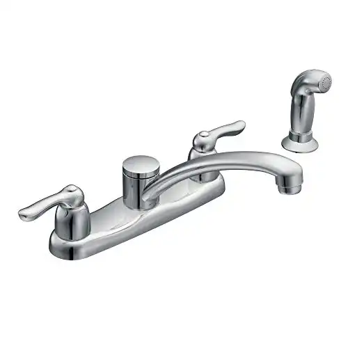 MOEN 7907 Chrome Two-Handle Kitchen Faucet