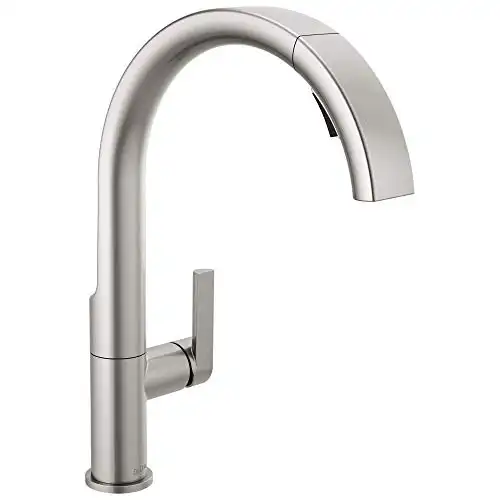 Delta Faucet Keele Spotshield Stainless Kitchen Faucet with Pull Down Sprayer