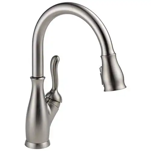 Delta Faucet Leland Brushed Nickel Kitchen Faucet with Pull Down Sprayer