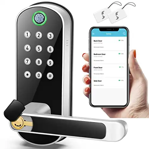 Sifely Keyless Entry Keypad Lock with Fingerprint Scanner