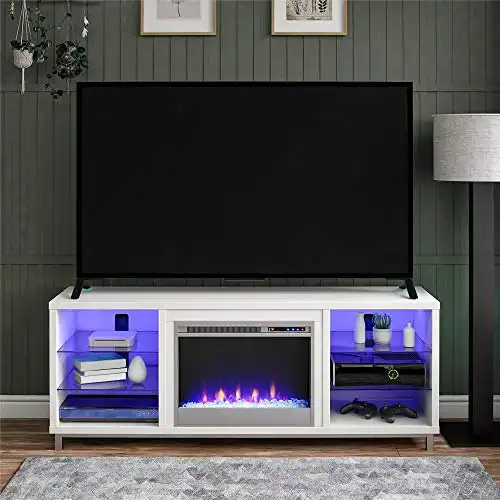 Ameriwood Home Fireplace TV Stand for TVs up to 70"