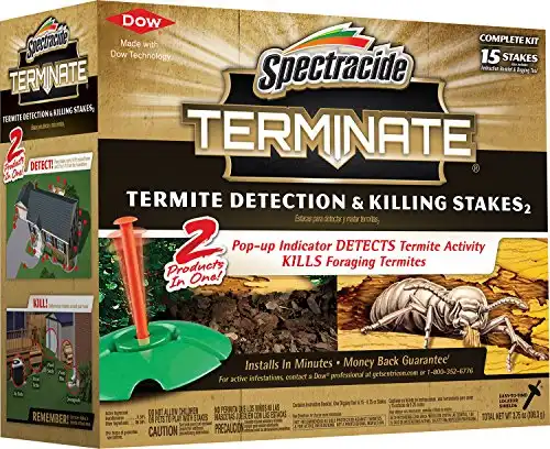 Spectracide Terminate Termite Detection And Killing Stakes 15 Count, With Pop-Up Indicator