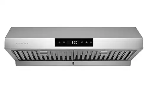 Hauslane | Chef Series 30" PS18 Stainless Steel Under Cabinet Range Hood with Touch Screen