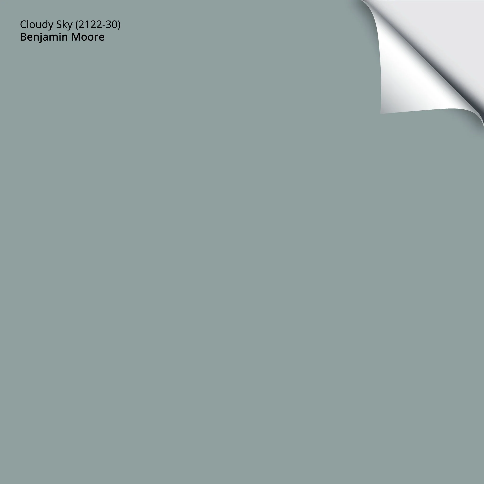 Cloudy Sky (2122-30) | Benjamin Moore | Samplize Peel and Stick Paint Sample