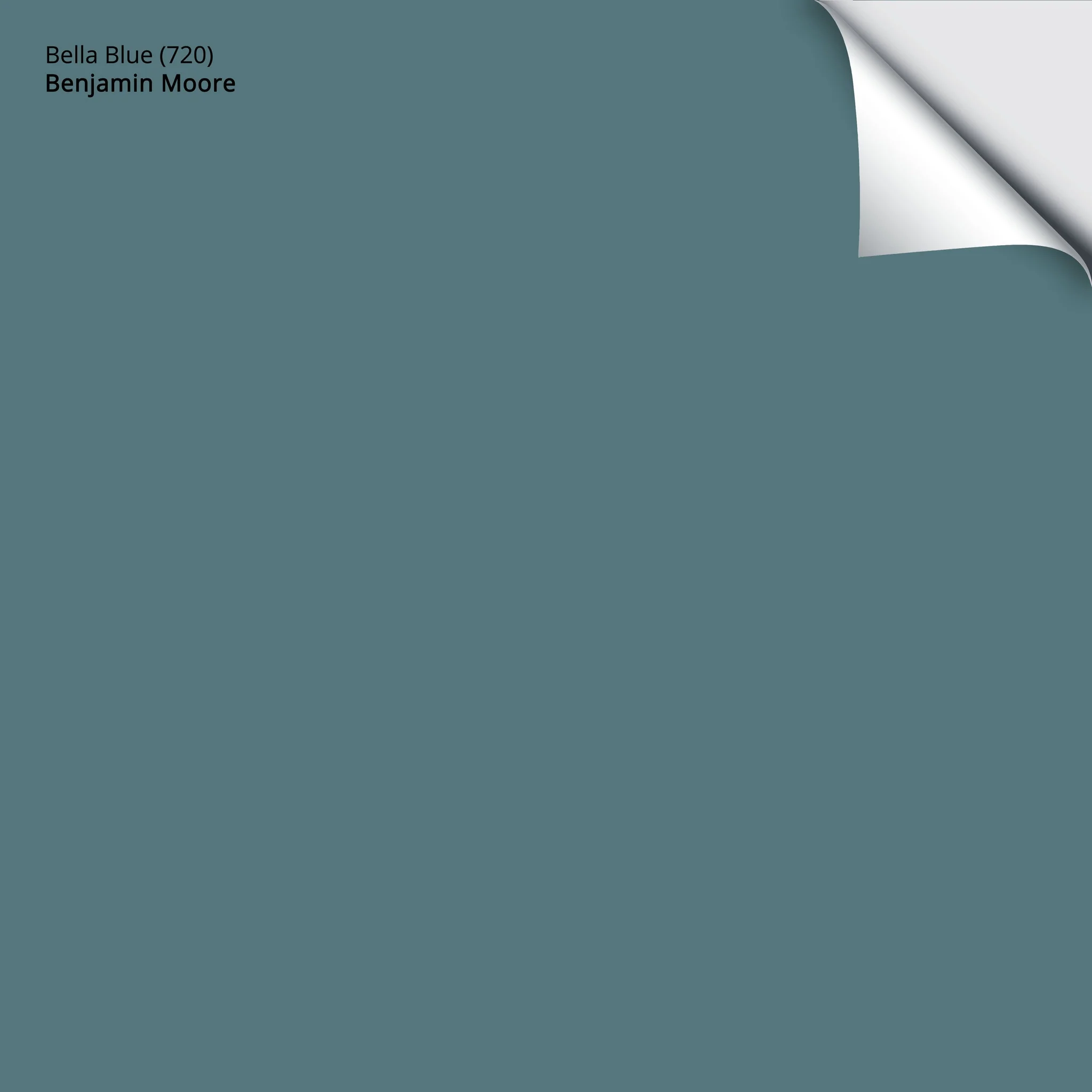 Bella Blue (720) | Benjamin Moore | Samplize Peel and Stick Paint Sample