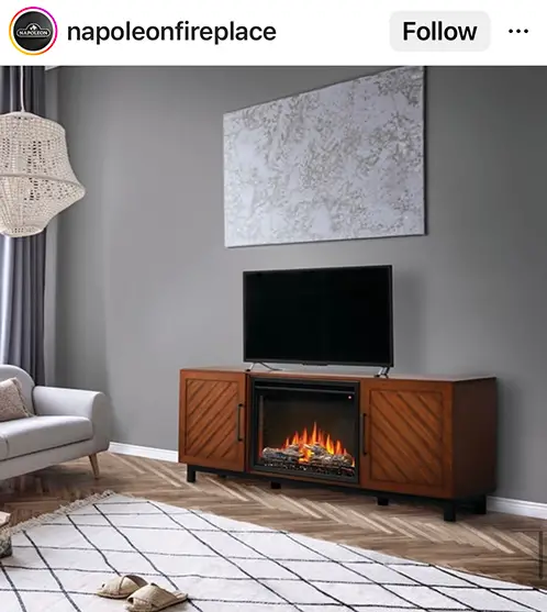 electric fireplace TV stand ideas 