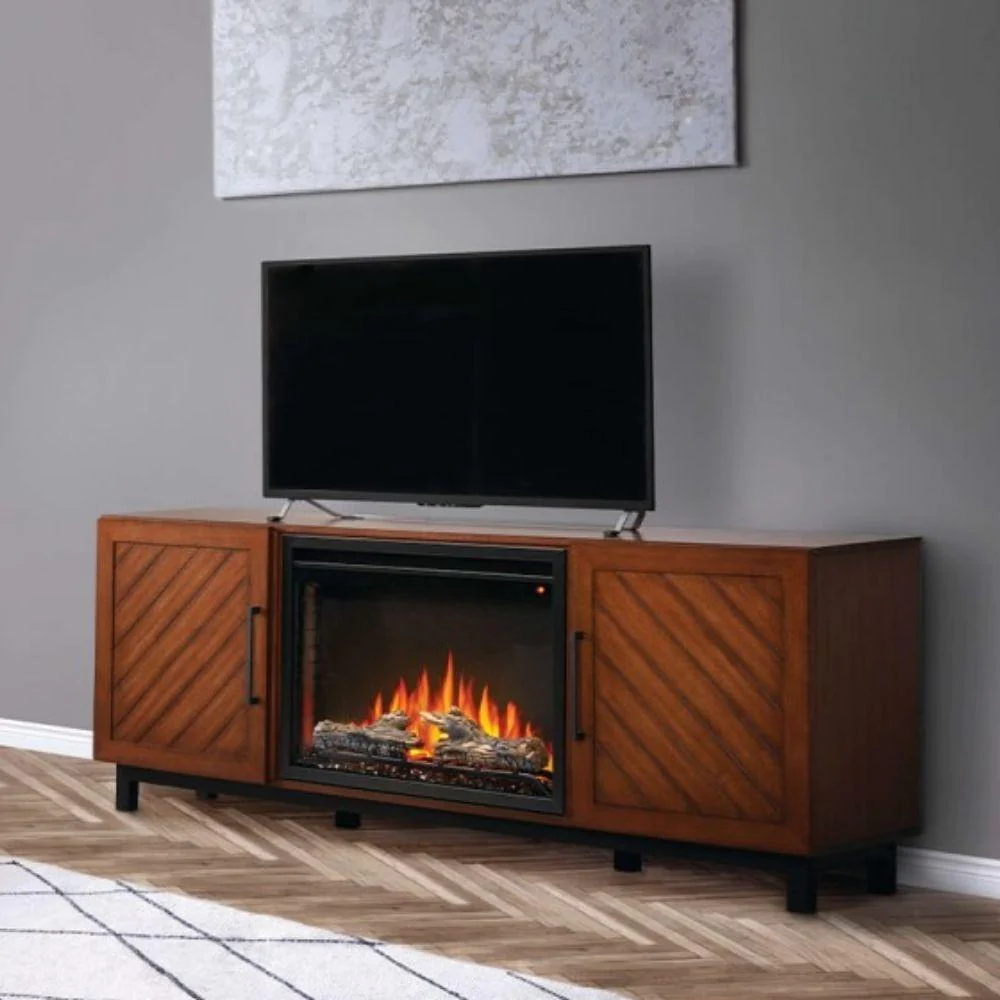Napoleon Essential Series Bella TV Stand with Electric Fireplace Modern Blaze