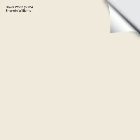 Dover White (6385) | Sherwin-Williams | Samplize Peel and Stick Paint Sample