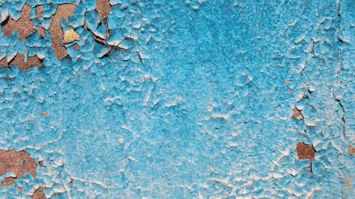 chipped paint on old concrete wall