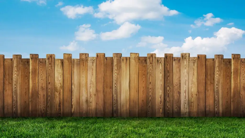 fence in home