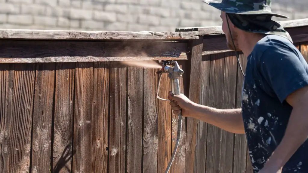 fence painting costs