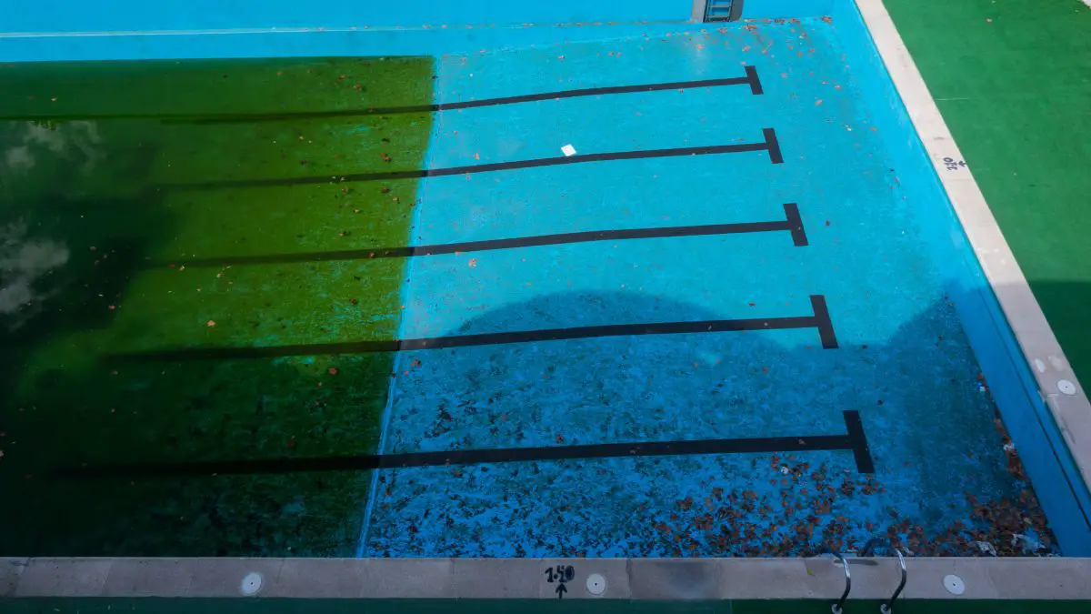 can you swim in a green pool